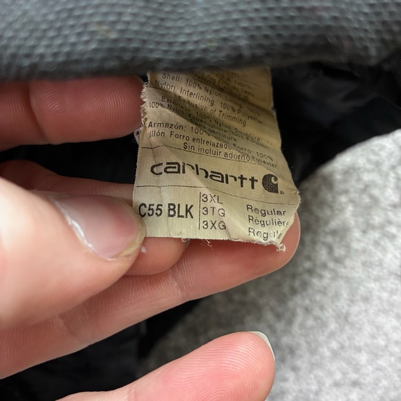 Carhartt Arctic Quilt Lined Yukon Extreme Jacket Mens 3XL Black Chore Barn C55 - Picture 6 of 9